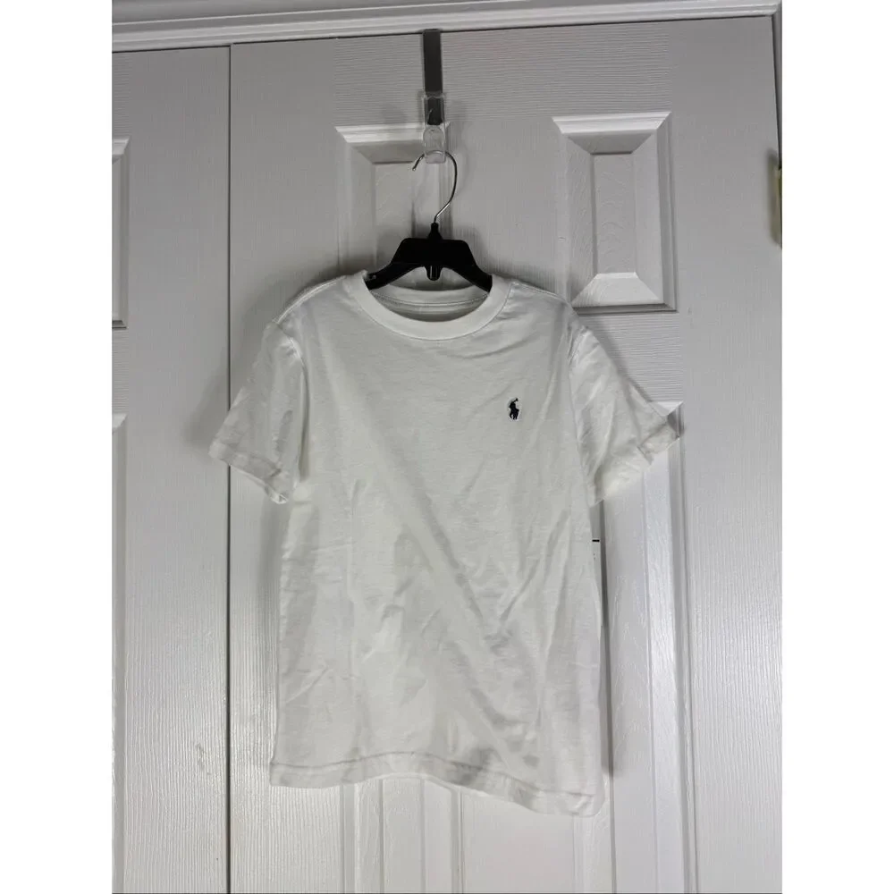 NWT Ralph Lauren Boys White Shirt Size 7
